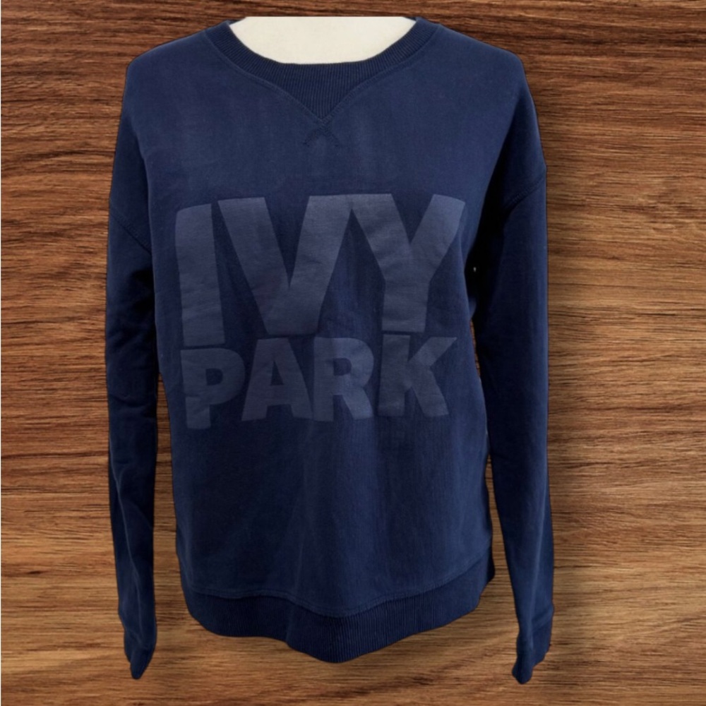 Beyonce's IVY PARK Navy Crewneck Sweatshirt Size Small